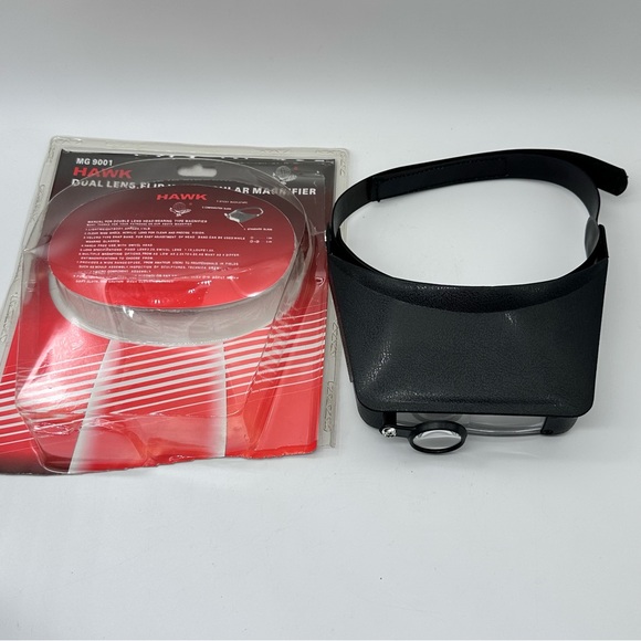 Hawk MG 9001 dual-lens, flip-in binocular magnifier - Black - Picture 1 of 7